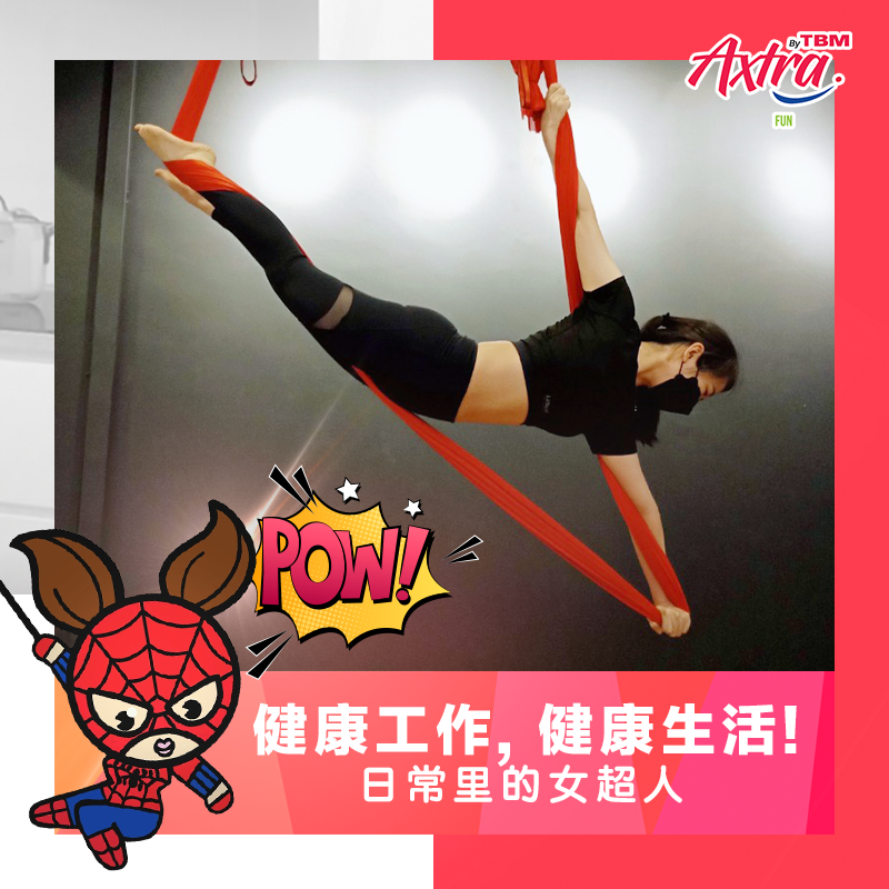 我们的队员上班时是 #Superwoman 🦸 ;下班后则是 #Spiderwoman !