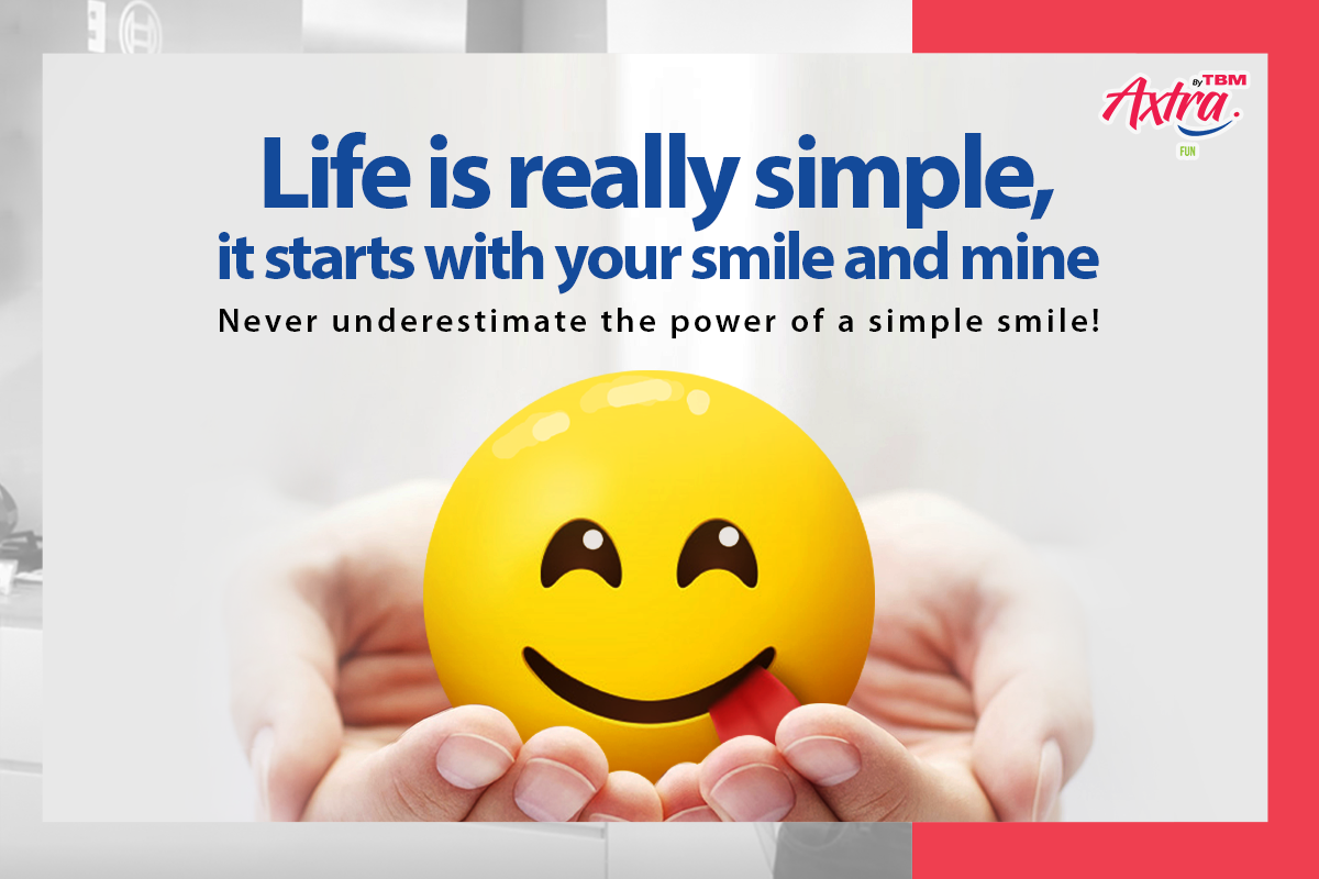Keep smiling for good vibes! 😁