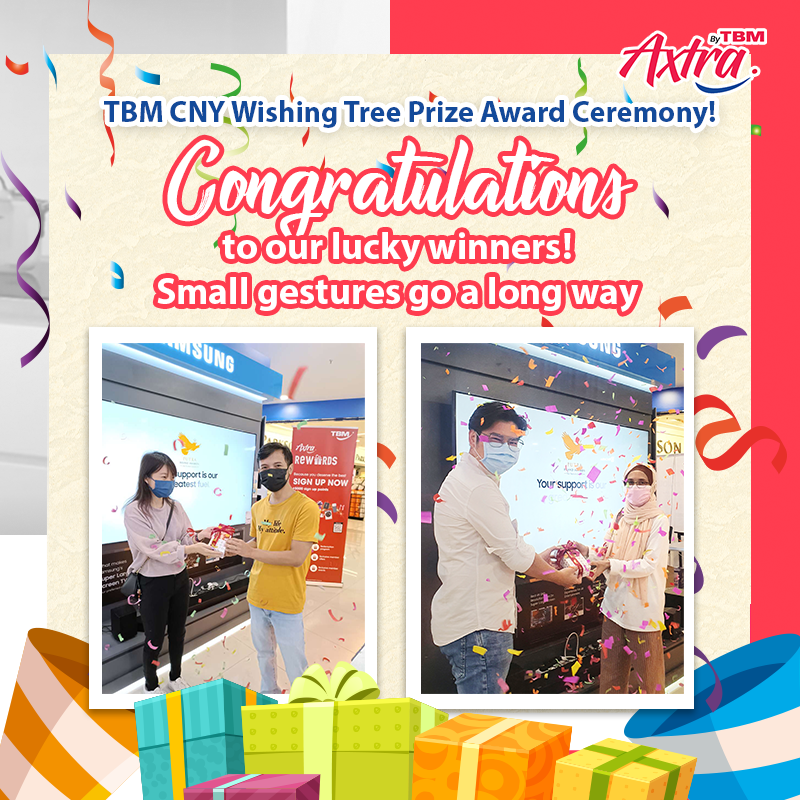 #CNYWishingTree Prize Award Ceremony! 🎊💐 A tiny wishing tree to fulfill your little wish!