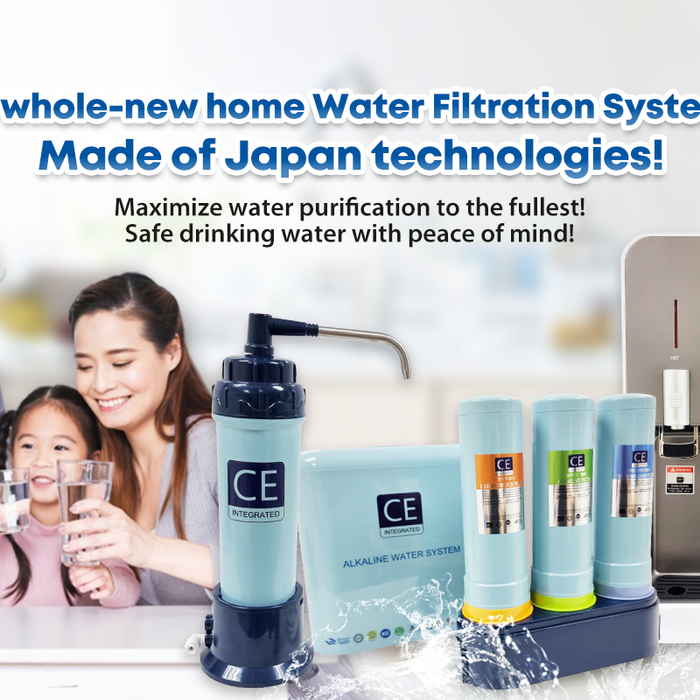 The latest #InnovativeTechnology from Japan 🇯🇵✅ A whole new #WaterFiltrationSystem specially made for the #UrbanResidents ✨ Guaranteed one step closer to #HealthyLiving for you and your family! 👨👩👧👦💪