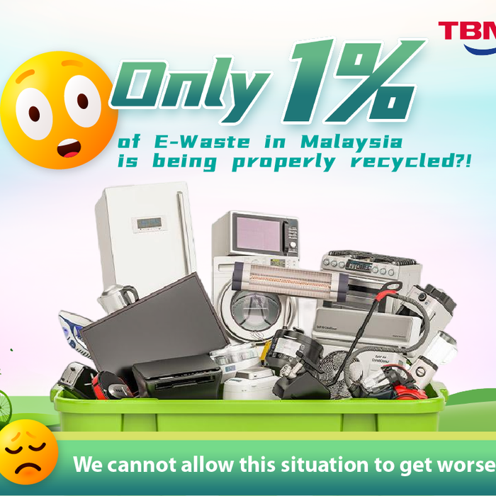 💥Did you know Malaysia generates nearly 300,000 Tonnes⚠️of e-waste annually❓❗