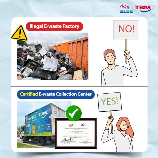 Let's say NO to Illegal E-waste Operations! .