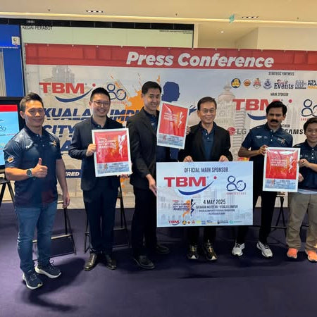 TBM 很荣幸成为 【吉隆坡城市日 半程 #马拉松 𝗞𝘂𝗮𝗹𝗮 𝗟𝘂𝗺𝗽𝘂𝗿 𝗖𝗶𝘁𝘆 𝗗𝗮𝘆 𝗛𝗮𝗹𝗳 𝗠𝗮𝗿𝗮𝘁𝗵𝗼𝗻 𝟮𝟬𝟮𝟱】的主要赞助商!