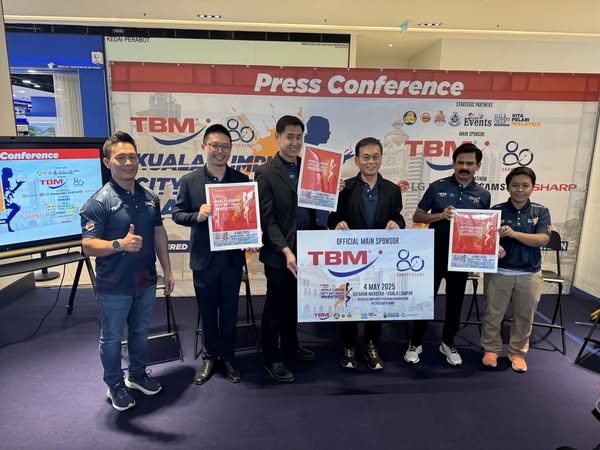 TBM 很荣幸成为 【吉隆坡城市日 半程 #马拉松 𝗞𝘂𝗮𝗹𝗮 𝗟𝘂𝗺𝗽𝘂𝗿 𝗖𝗶𝘁𝘆 𝗗𝗮𝘆 𝗛𝗮𝗹𝗳 𝗠𝗮𝗿𝗮𝘁𝗵𝗼𝗻 𝟮𝟬𝟮𝟱】的主要赞助商!
