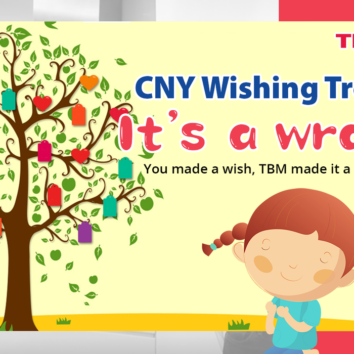🎋🔖 TBM #CNYWishingTree It’s a wrap! 🎊 You made a wish, TBM made it a reality! 🔮