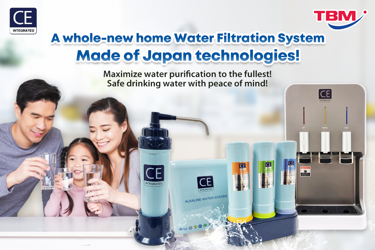 The latest #InnovativeTechnology from Japan 🇯🇵✅ A whole new #WaterFiltrationSystem specially made for the #UrbanResidents ✨ Guaranteed one step closer to #HealthyLiving for you and your family! 👨‍👩‍👧‍👦💪