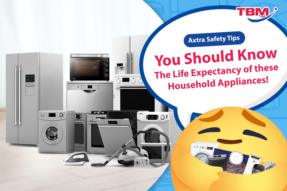 The life expectancy of common #HouseholdAppliances ! Stay cautious to avoid tragedy! 😥