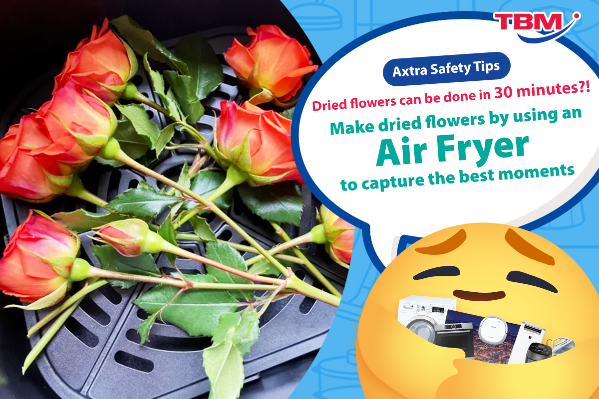 #DriedFlowers can be made in 30 minutes?! 😲 Make dried flowers by using an #AirFryer to capture the best moments 💥🌹