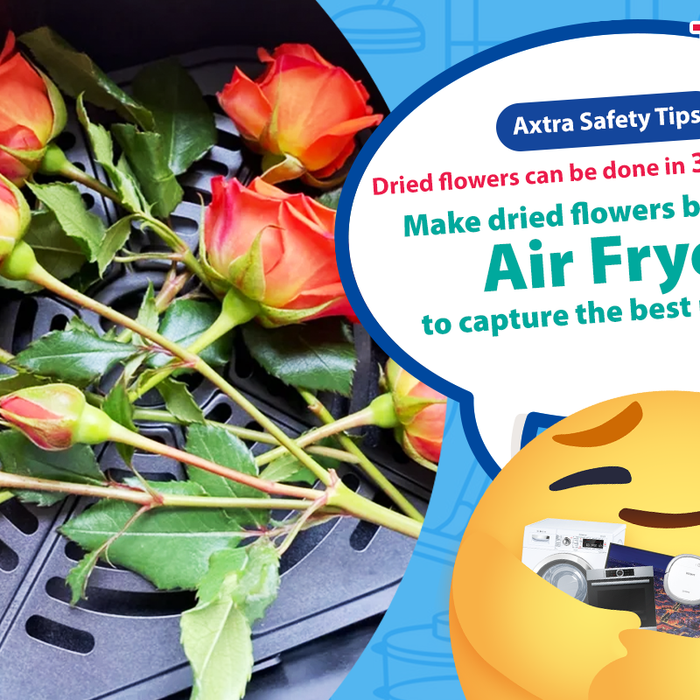 #DriedFlowers can be made in 30 minutes?! 😲 Make dried flowers by using an #AirFryer to capture the best moments 💥🌹