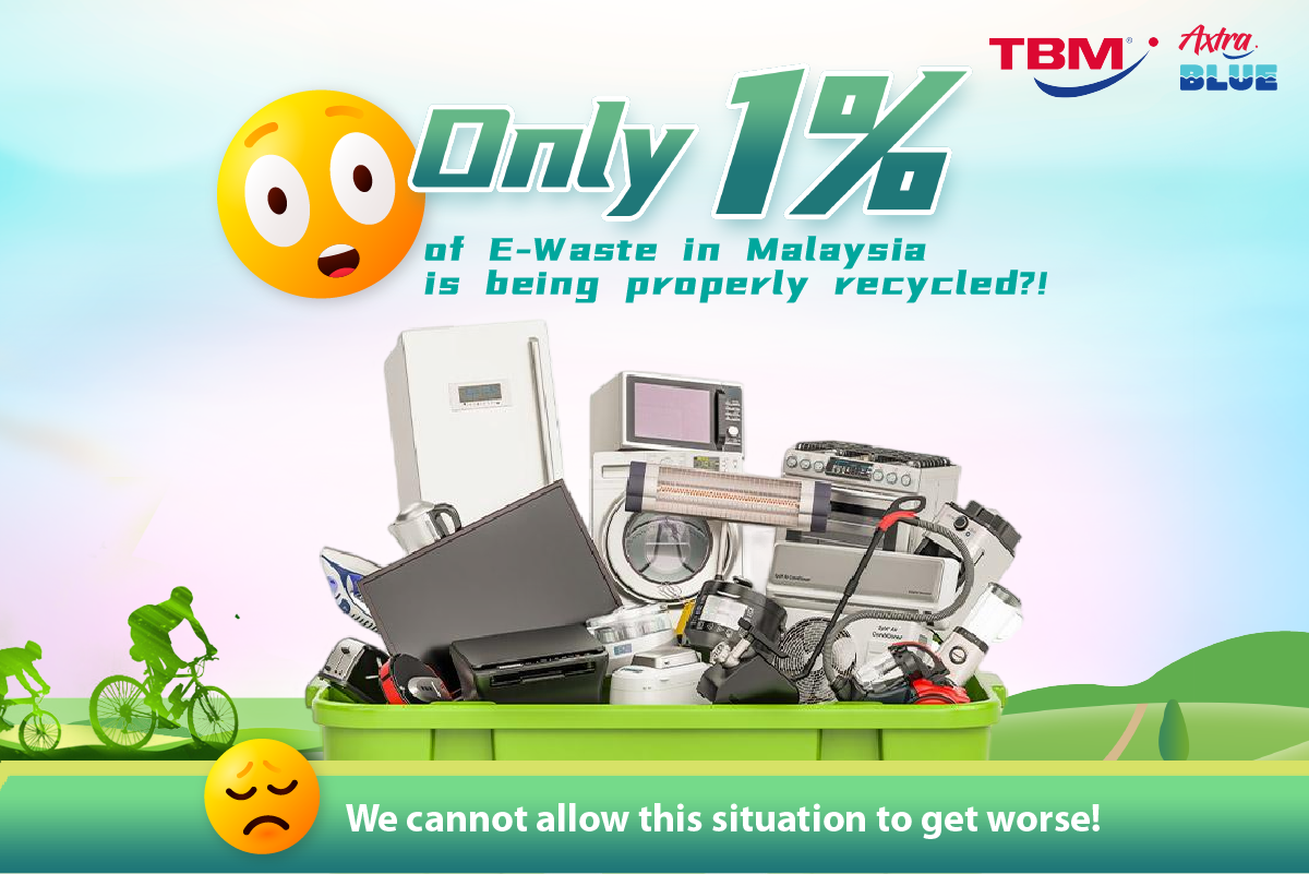 💥Did you know Malaysia generates nearly 300,000 Tonnes⚠️of e-waste annually❓❗