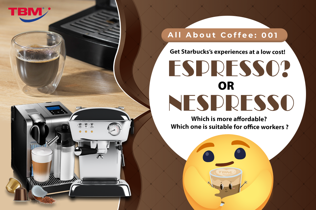 Nespresso OR Espresso? Which coffee maker is better❓ A must read for OfficeWorkers ➕ #CoffeeLover! ☕♨️