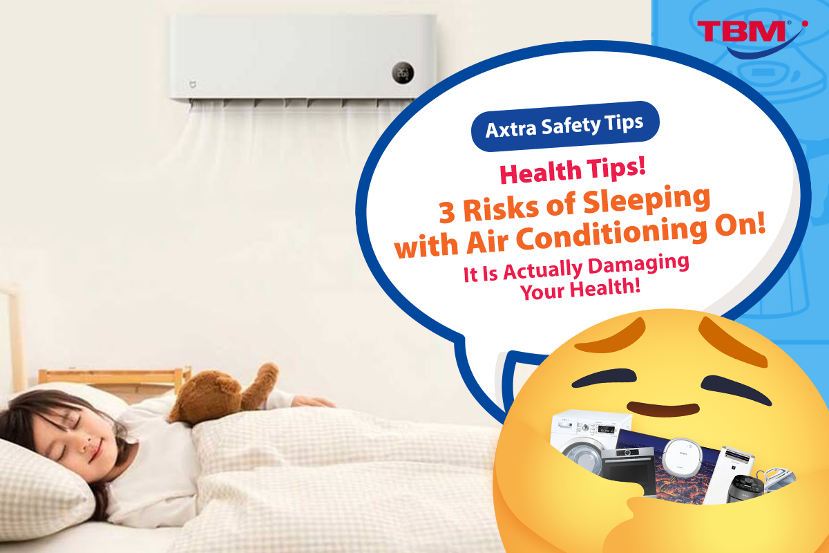 Often get colds at midnight?! 🥶 3 risks of sleeping with air conditioning! 🔔