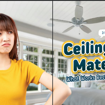3 Common Ceiling Fan Materials—What Works Best for Your Space?